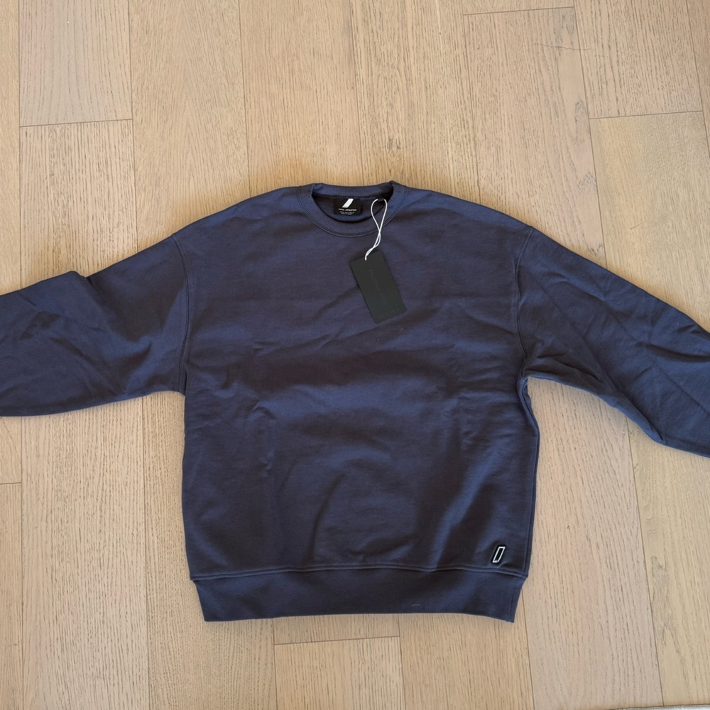 Zara Athletic Blue Crewneck Top